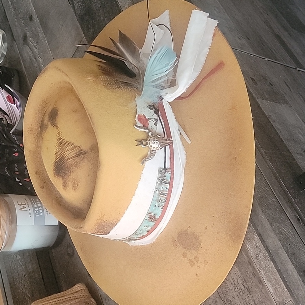 Custom burned "Beth Dutton" hat